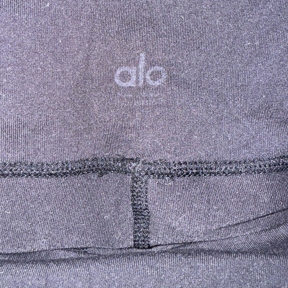 Alo Yoga High-Waist Moto Sport Leggings with Mesh Panels Size Large GUC - Picture 4 of 4